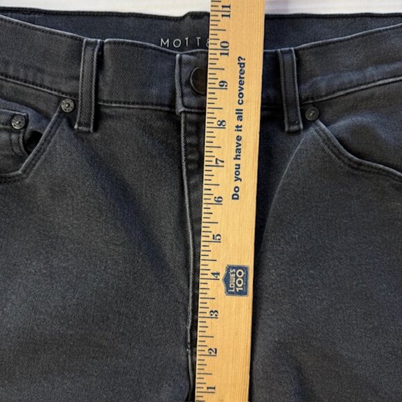 Mott & Bow Slim Fit Stone Jeans Men 33x32 Dark Grey Stretch Zip Fly - Picture 8 of 13